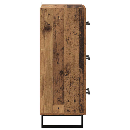vidaXL Sideboard Old Wood 34.5 x 34 x 90 cm Engineered wood