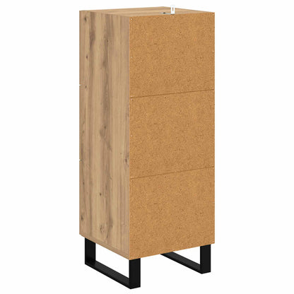 vidaXL Sideboard with Drawer Artisan Oak 34.5 x 34 x 90 cm