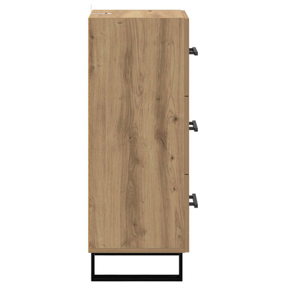 vidaXL Sideboard with Drawer Artisan Oak 34.5 x 34 x 90 cm