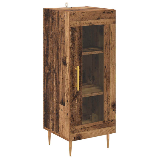 vidaXL Sideboard Old wood 34 x 34.5 x 90 cm Engineered Wood