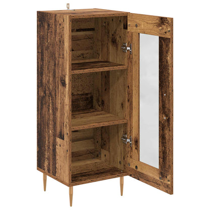 vidaXL Sideboard Old wood 34 x 34.5 x 90 cm Engineered wood