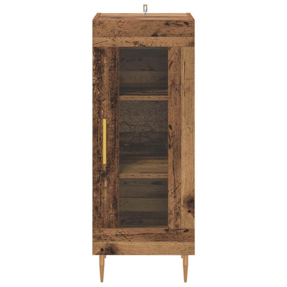 vidaXL Sideboard Old wood 34 x 34.5 x 90 cm Engineered wood