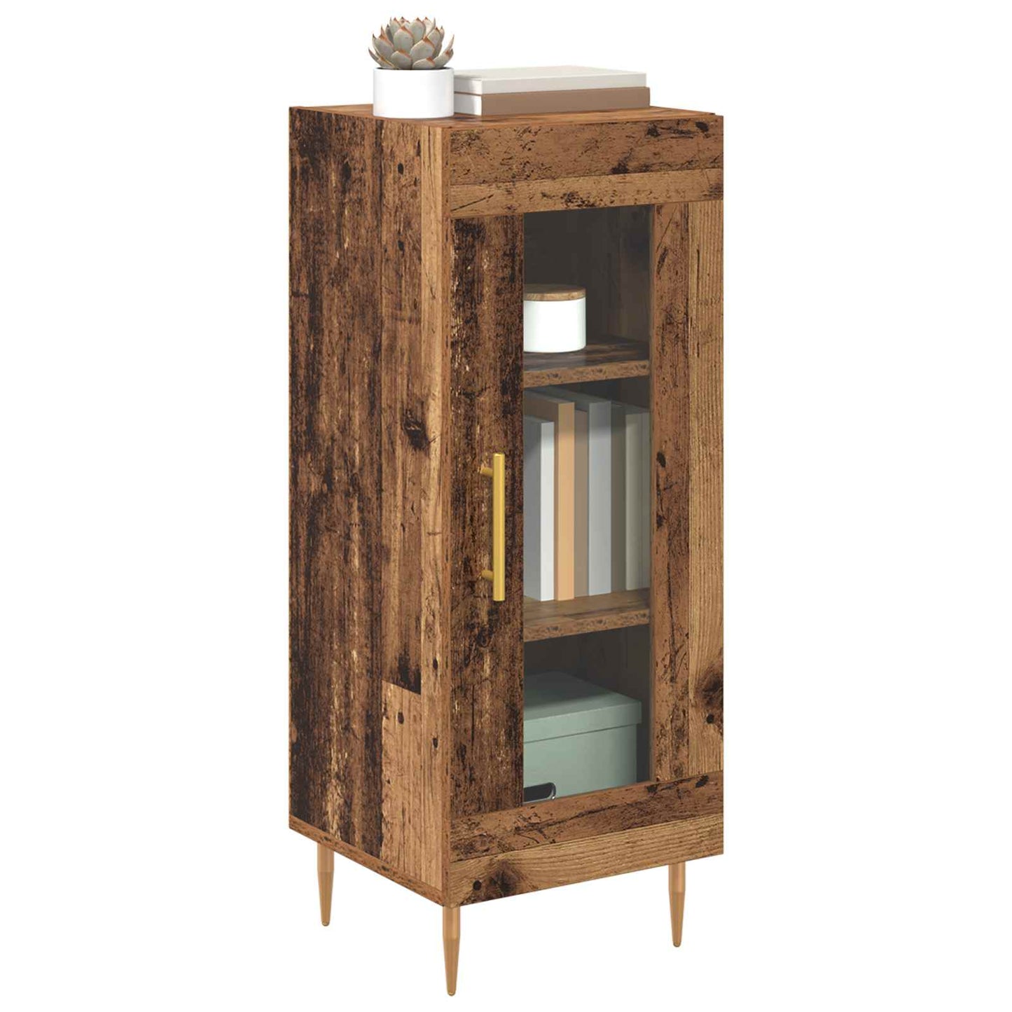 vidaXL Sideboard Old wood 34 x 34.5 x 90 cm Engineered wood