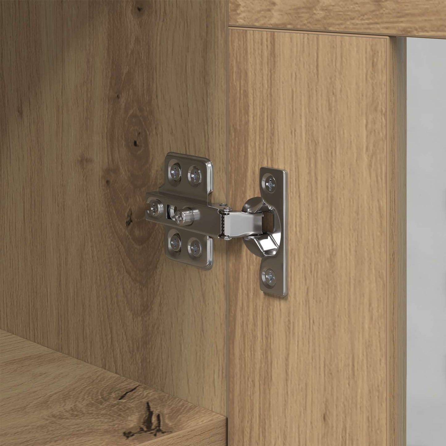 vidaXL Sideboard Artisan oak 34 x 34.5 x 90 cm Engineered wood