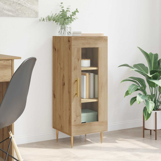vidaXL Sideboard Artisan oak 34 x 34.5 x 90 cm Engineered Wood