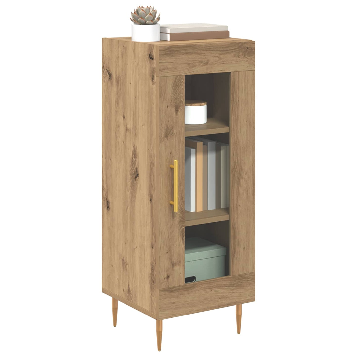 vidaXL Sideboard Artisan oak 34 x 34.5 x 90 cm Engineered wood