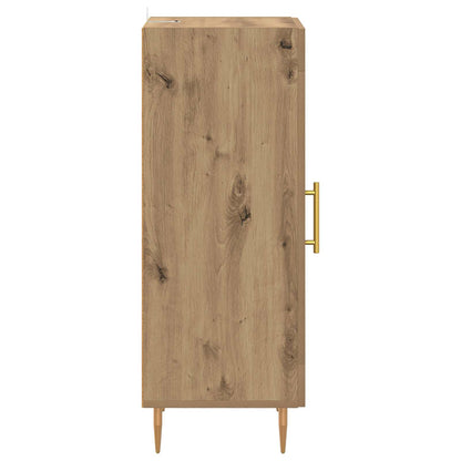 vidaXL Sideboard Artisan oak 34 x 34.5 x 90 cm Engineered wood