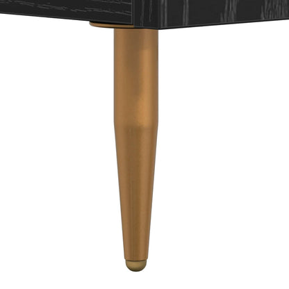 vidaXL Sideboard Black oak 34 x 34.5 x 90 cm Engineered Wood