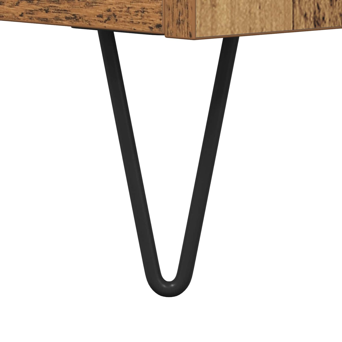 vidaXL Sideboard Old Wood 69.5 x 34 x 90 cm Engineered Wood and Iron
