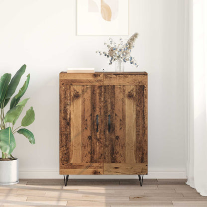 vidaXL Sideboard Old Wood 69.5 x 34 x 90 cm Engineered Wood and Iron