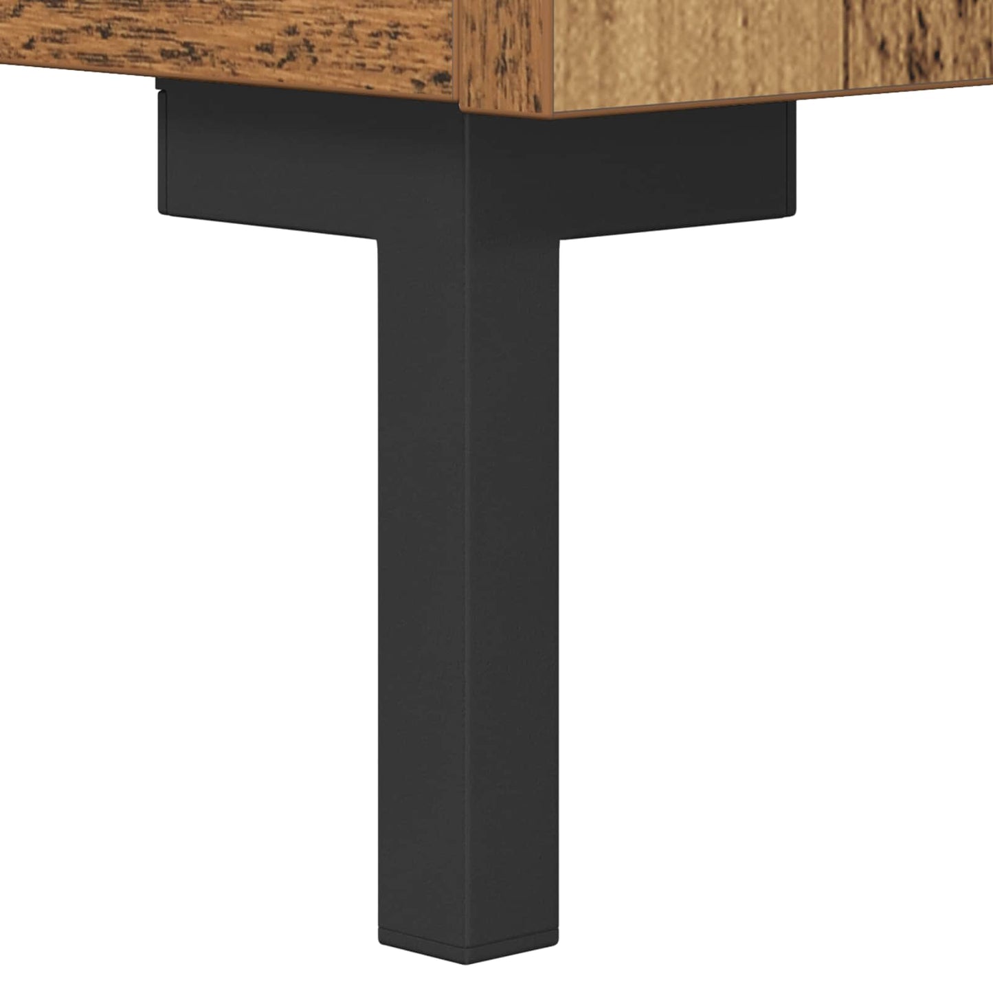 vidaXL Sideboard Old Wood 69.5 x 34 x 90 cm Engineered Wood and Iron