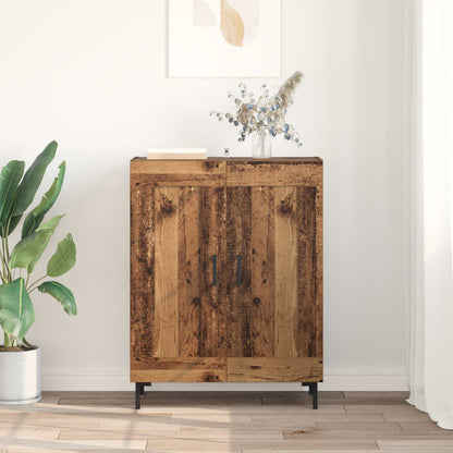 vidaXL Sideboard Old Wood 69.5 x 34 x 90 cm Engineered Wood and Iron