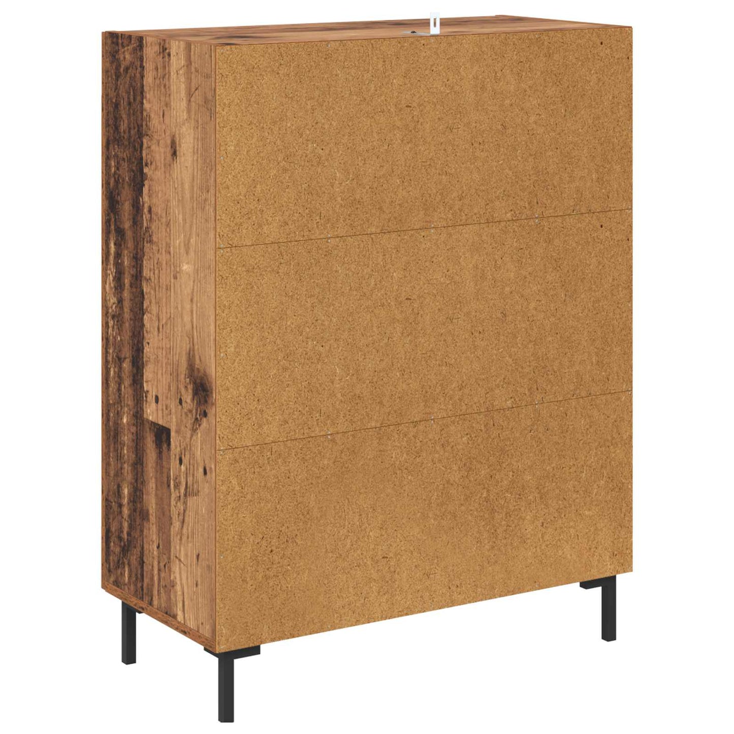 vidaXL Sideboard Old Wood 69.5 x 34 x 90 cm Engineered Wood and Iron