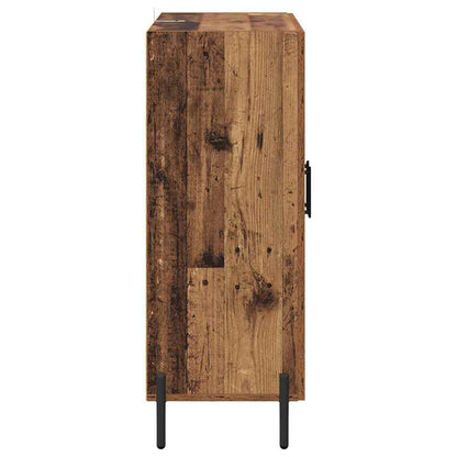 vidaXL Sideboard Old Wood 69.5 x 34 x 90 cm Engineered Wood and Iron