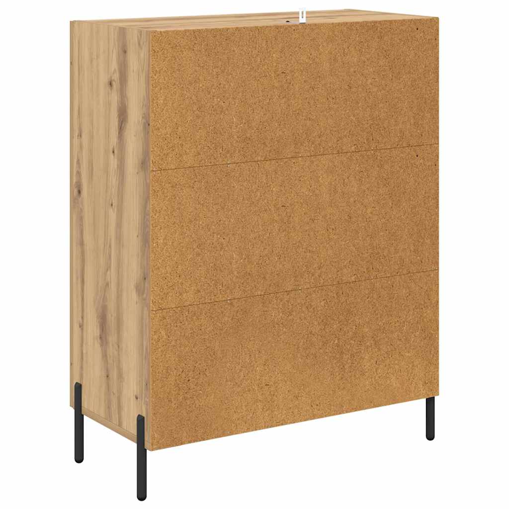 vidaXL Sideboard Artisan Oak 69.5 x 34 x 90 cm