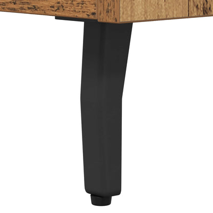 vidaXL Sideboard Old Wood 69.5 x 34 x 90 cm Engineered Wood and Iron