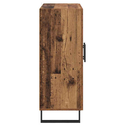 vidaXL Sideboard Old Wood 69.5 x 34 x 90 cm Engineered Wood and Iron