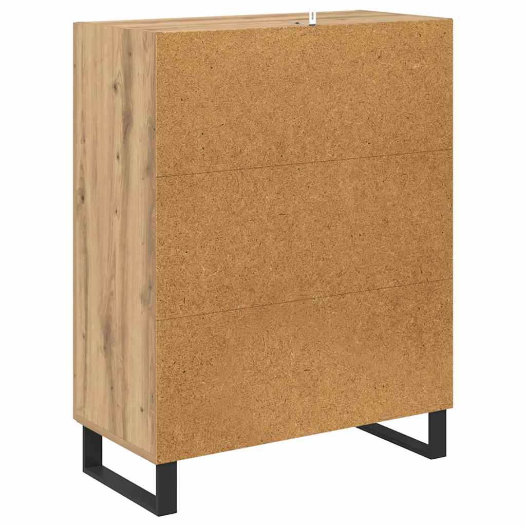 vidaXL Sideboard Artisan Oak 69.5 x 34 x 90 cm