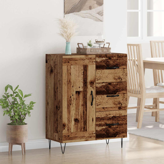 vidaXL Sideboard Old Wood 69.5 x 34 x 90 cm Engineered Wood
