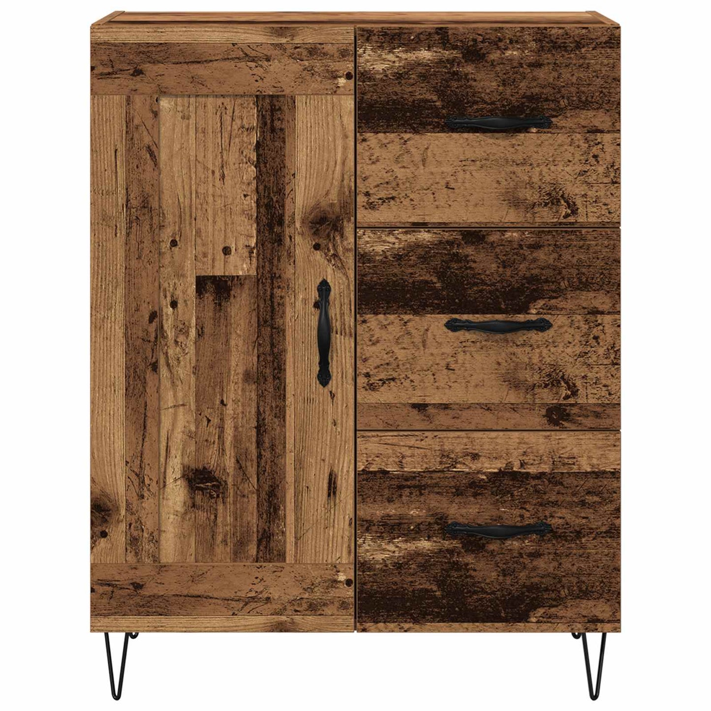 vidaXL Sideboard Old Wood 69.5 x 34 x 90 cm Engineered Wood