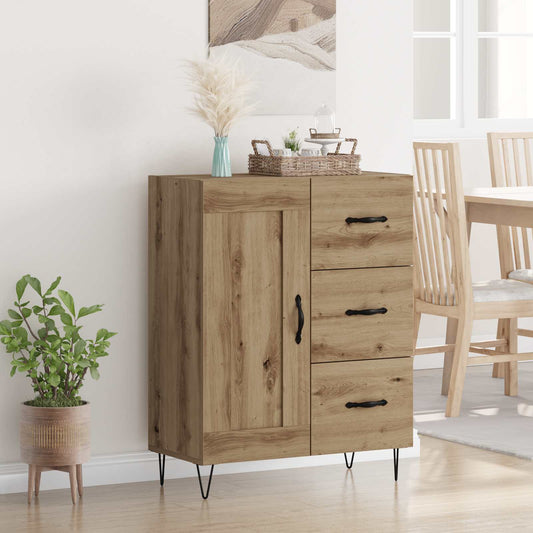 vidaXL Sideboard Artisan Oak 69.5 x 34 x 90 cm Engineered Wood