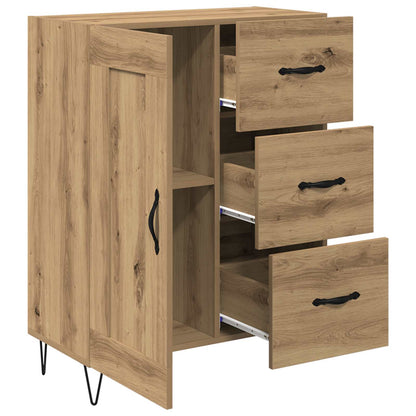vidaXL Sideboard Artisan Oak 69.5 x 34 x 90 cm Engineered Wood