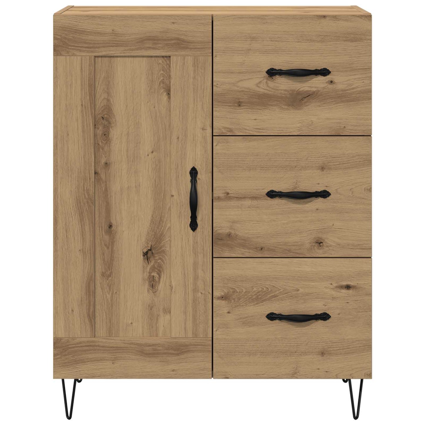 vidaXL Sideboard Artisan Oak 69.5 x 34 x 90 cm Engineered Wood