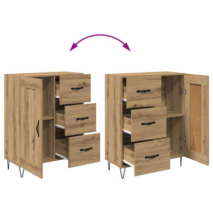 vidaXL Sideboard Artisan Oak 69.5 x 34 x 90 cm Engineered Wood