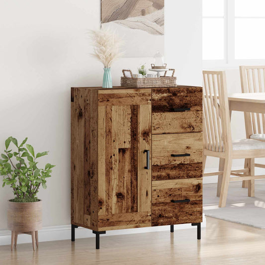 vidaXL Sideboard Old wood 69.5 x 34 x 90 cm Engineered Wood