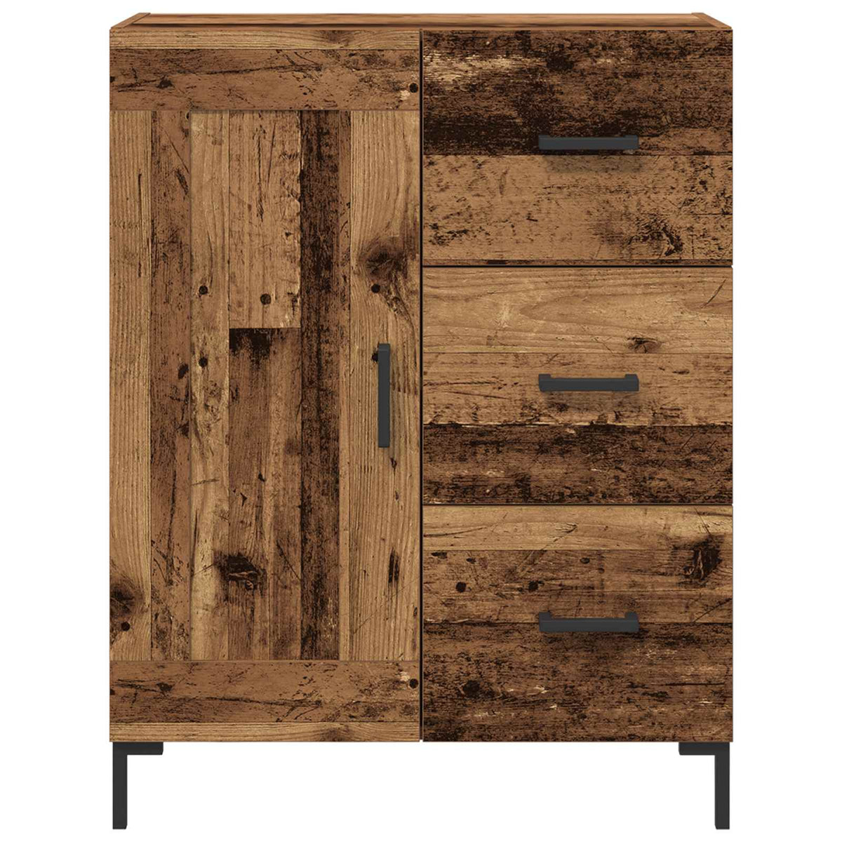 vidaXL Sideboard Old wood 69.5 x 34 x 90 cm Engineered Wood