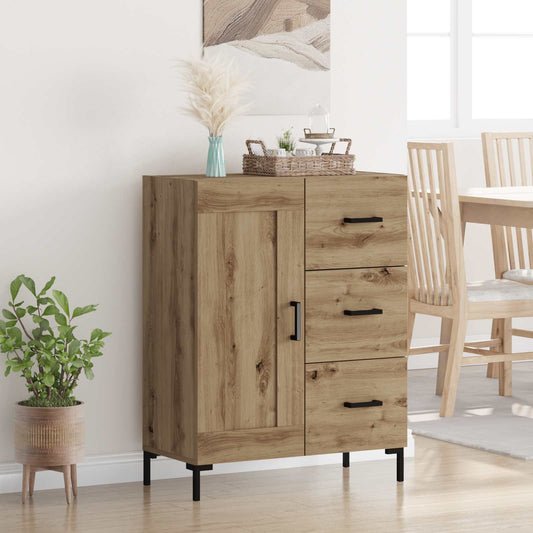 vidaXL Sideboard Artisan oak 69.5 x 34 x 90 cm Engineered Wood