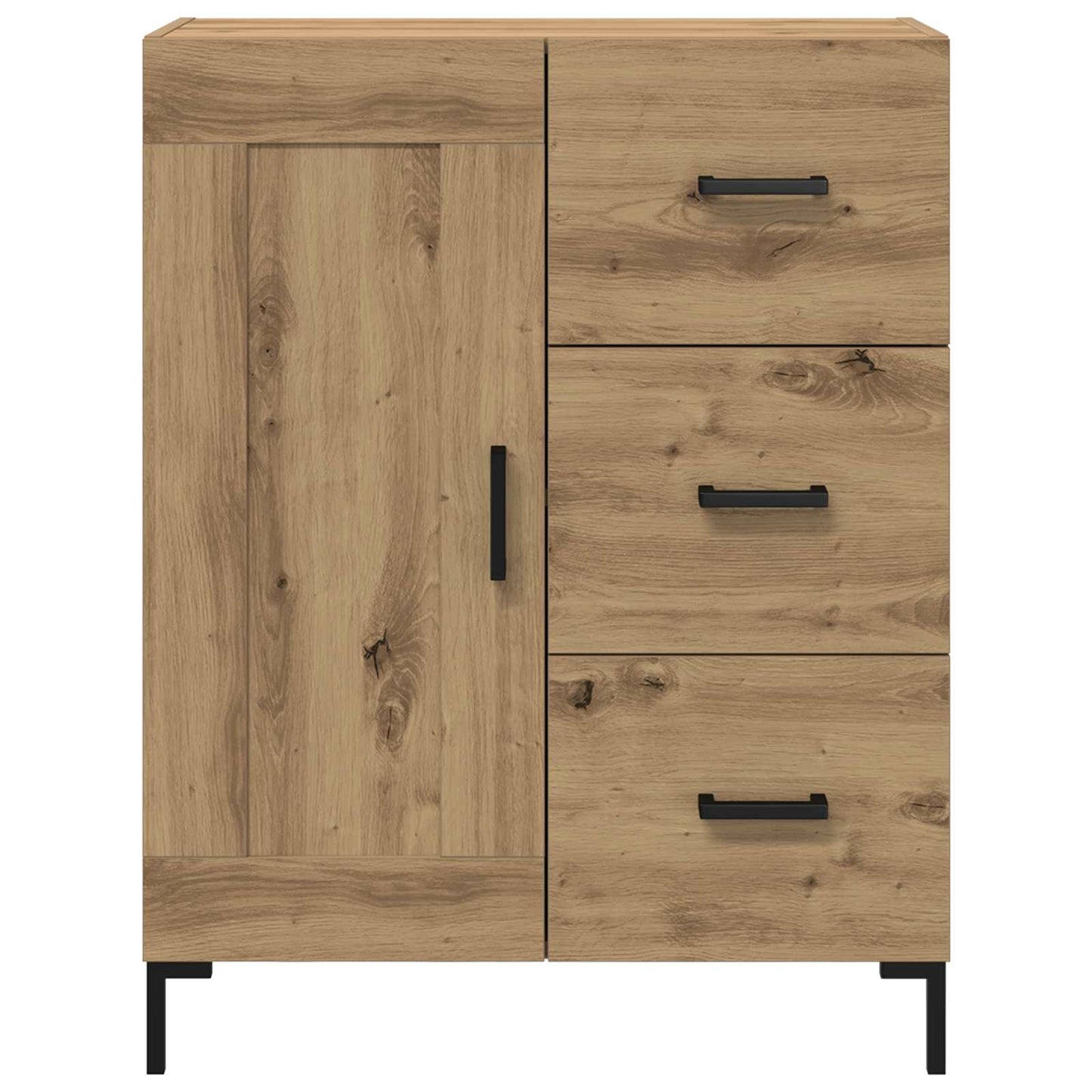 vidaXL Sideboard Artisan oak 69.5 x 34 x 90 cm Engineered wood