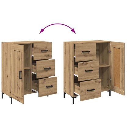 vidaXL Sideboard Artisan oak 69.5 x 34 x 90 cm Engineered wood