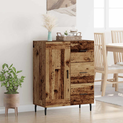 vidaXL Sideboard Old Wood 69.5 x 34 x 90 cm Engineered Wood and Iron
