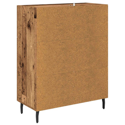 vidaXL Sideboard Old Wood 69.5 x 34 x 90 cm Engineered Wood and Iron