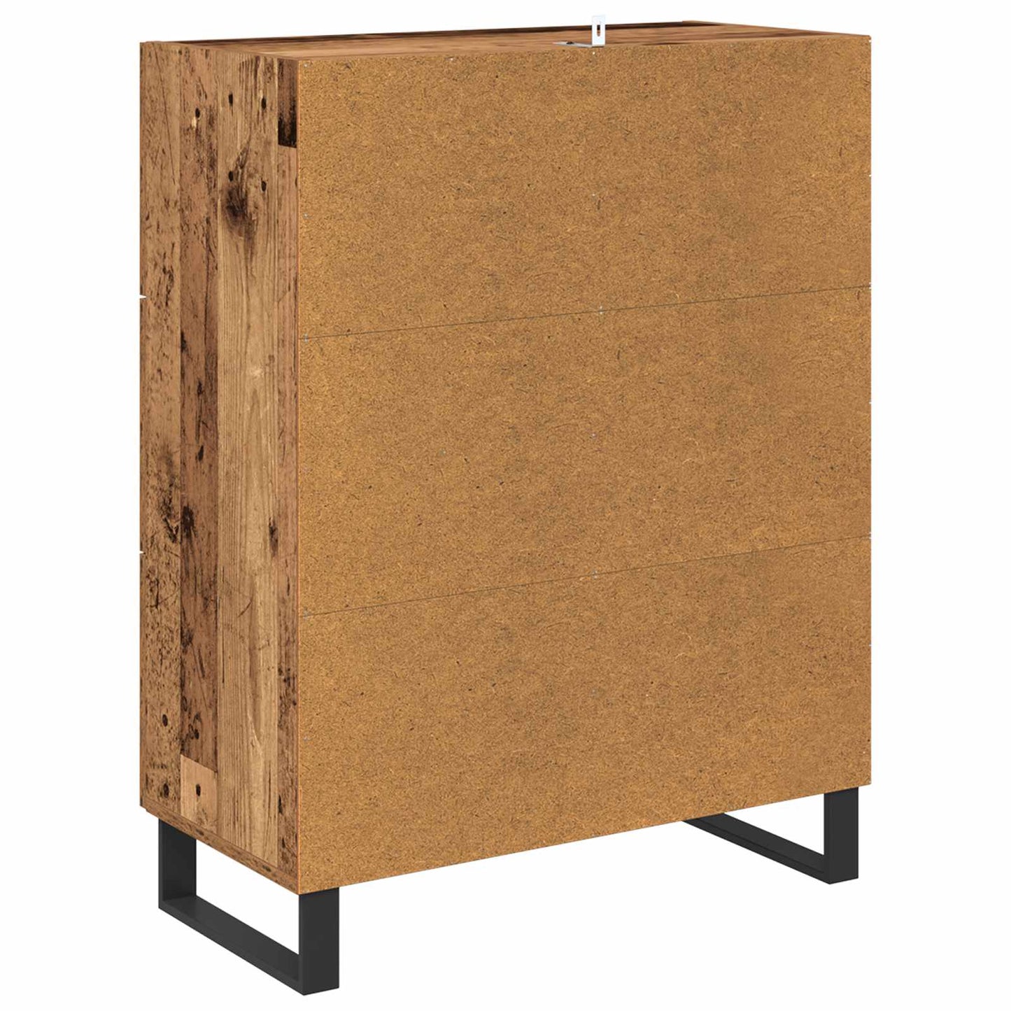 vidaXL Sideboard Old Wood 69.5 x 34 x 90 cm Engineered Wood and Iron