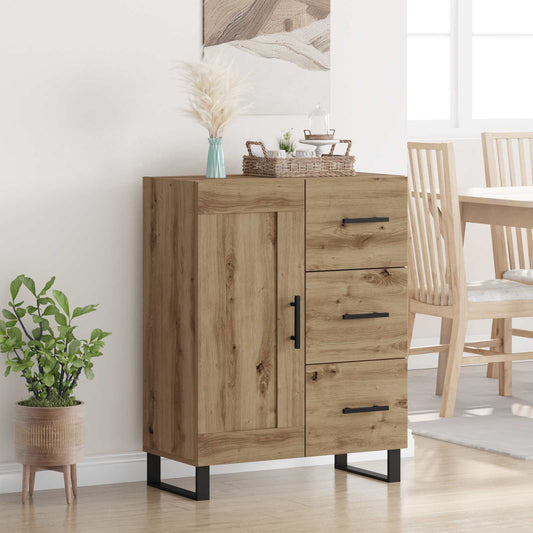 vidaXL Sideboard Artisan Oak 69.5 x 34 x 90 cm