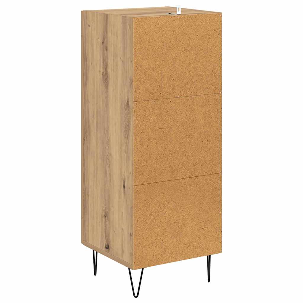 vidaXL Sideboard Artisan Oak 34.5 x 34 x 90 cm