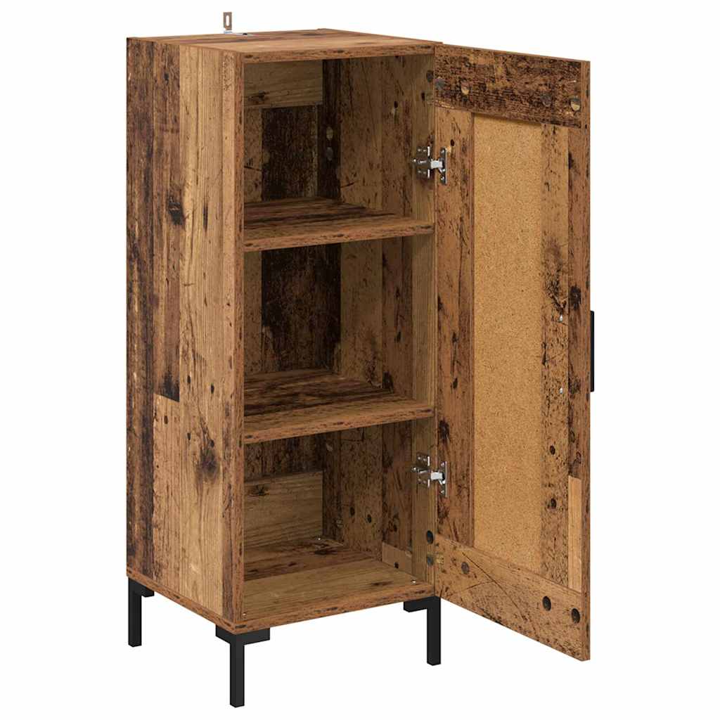 vidaXL Sideboard Olden Old Wood 34.5 x 34 x 90 cm