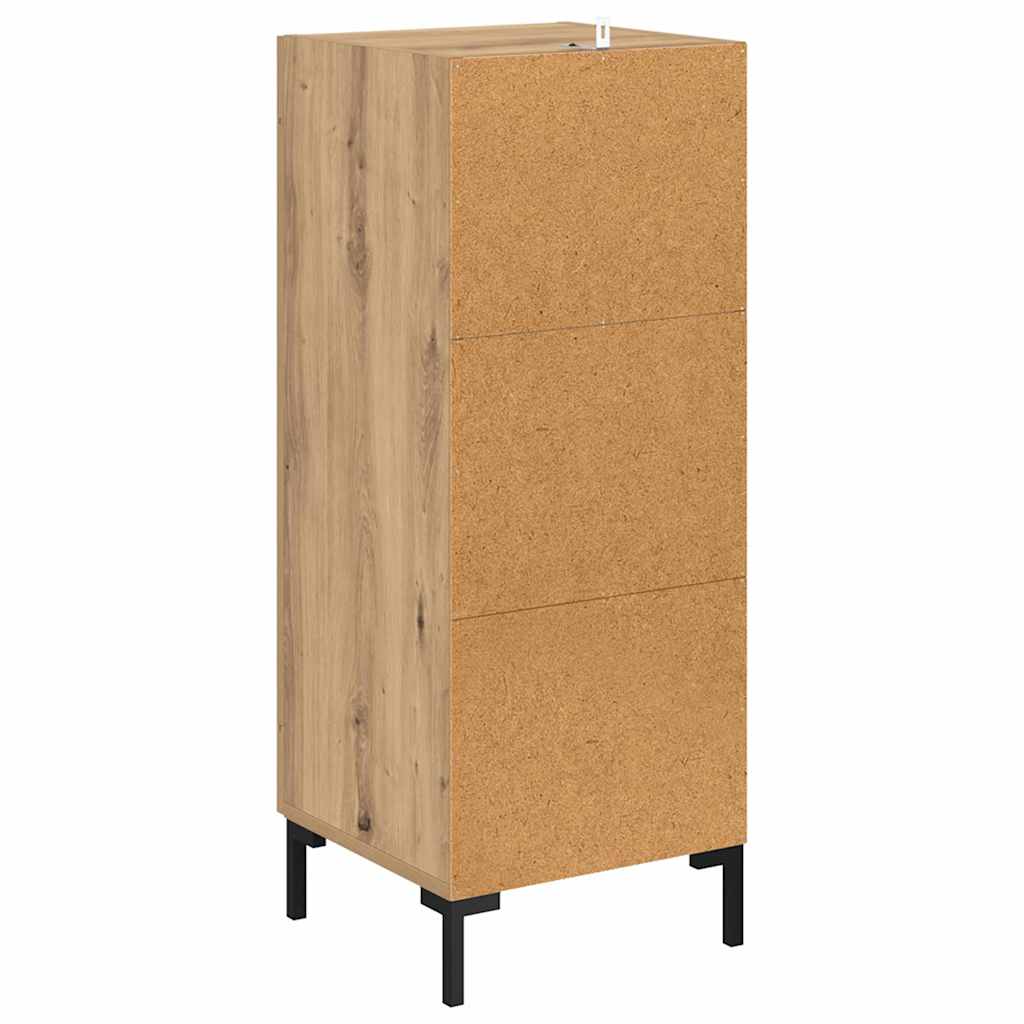vidaXL Sideboard Olden Artisan Oak 34.5 x 34 x 90 cm