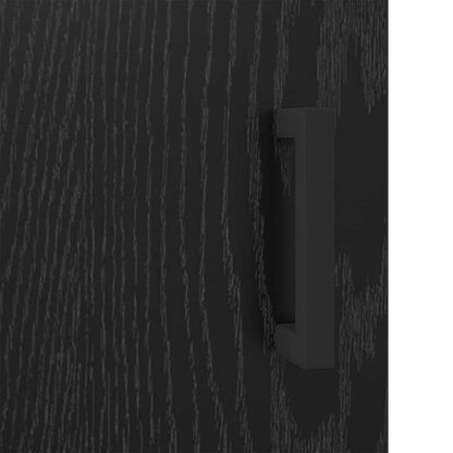vidaXL Sideboard Olden Black Oak 34.5 x 34 x 90 cm