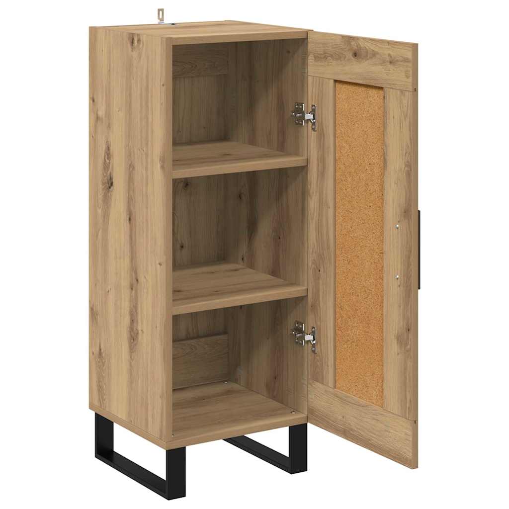 vidaXL Sideboard Artisan Oak 34.5 x 34 x 90 cm