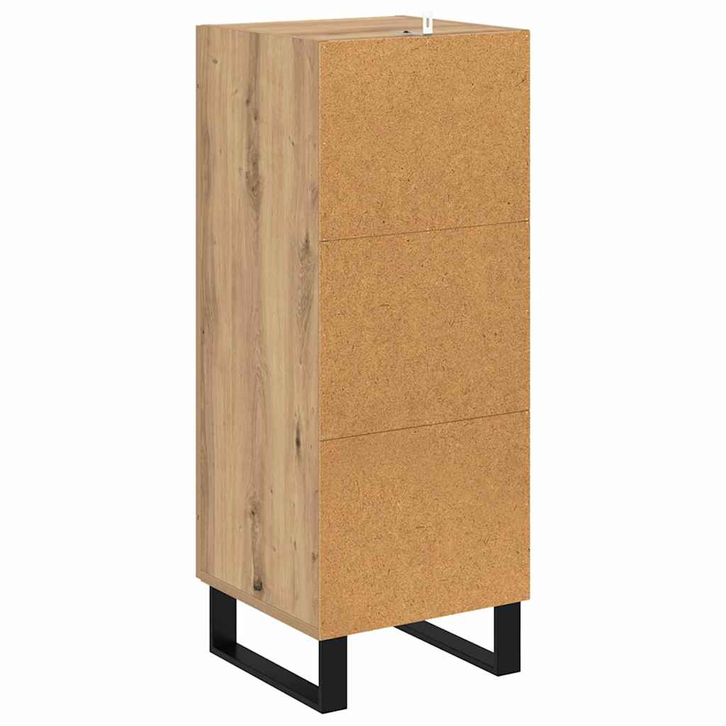 vidaXL Sideboard Artisan Oak 34.5 x 34 x 90 cm