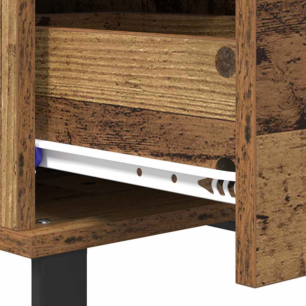 vidaXL Coffee Table Old Wood 55 x 55 x 36.5 cm Engineered Wood