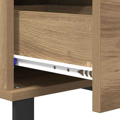 vidaXL Coffee Table Artisan Oak 55 x 55 x 36.5 cm Engineered Wood