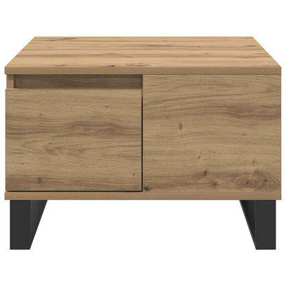 vidaXL Coffee Table Artisan Oak 55 x 55 x 36.5 cm Engineered Wood