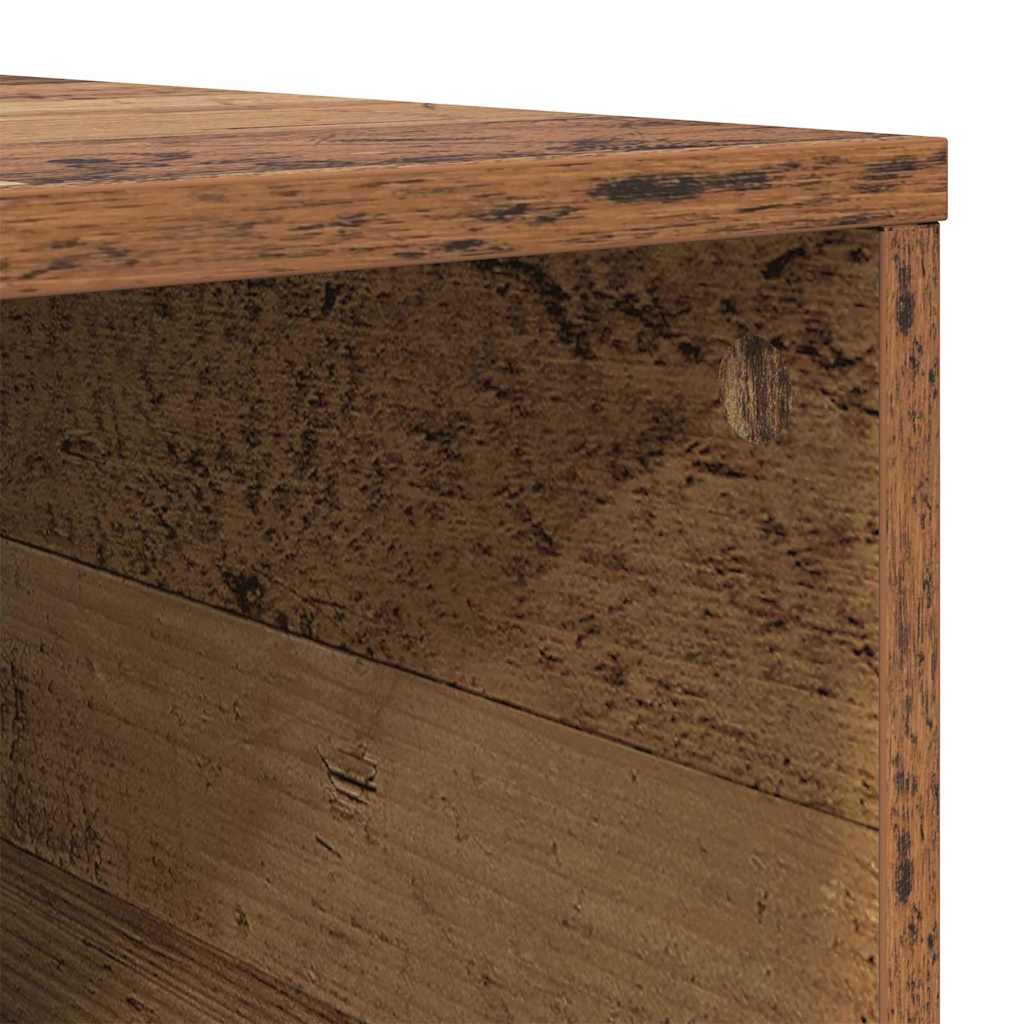 vidaXL Coffee Table Old Wood 80 x 80 x 36.5 cm Engineered Wood