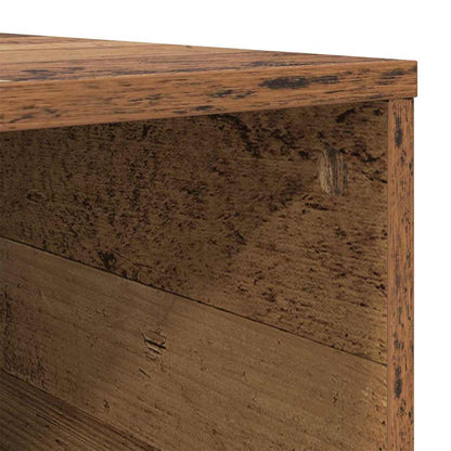 vidaXL Coffee Table Old Wood 80 x 80 x 36.5 cm Engineered Wood