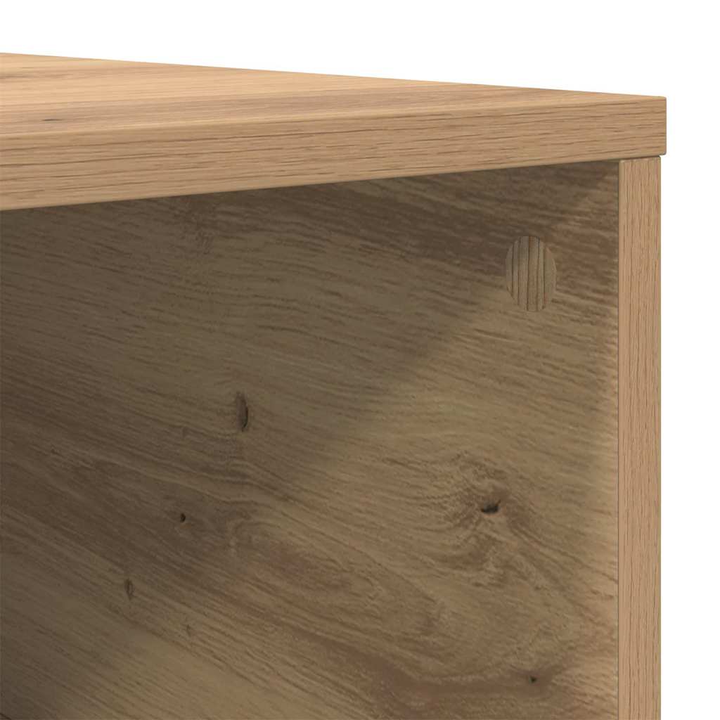vidaXL Coffee Table Artisan Oak 80 x 80 x 36.5 cm Engineered Wood