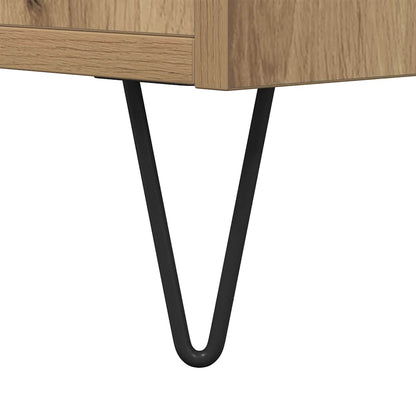vidaXL Coffee Table Artisan Oak 80 x 80 x 36.5 cm Engineered Wood